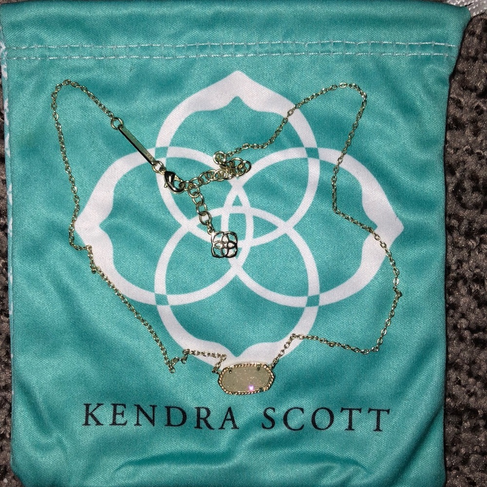 Kendra Scott Necklace In Iridescent Drusy